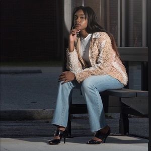 Stringy Color Block Blazer